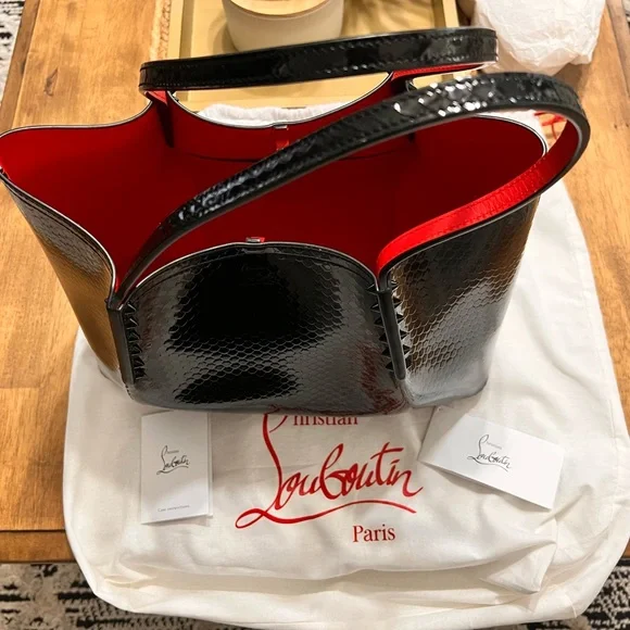Christian Louboutin Caba Rock Patent Birdy Tote - Picture 6 of 14